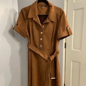 Tommy Hilfiger Faux-Suede Shirtdress